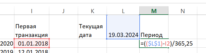 RFM анализ в Excel